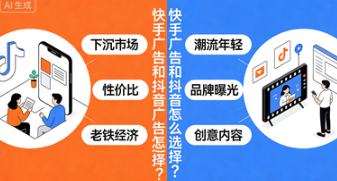 快手广告与抖音广告怎么选？广告代发全攻略